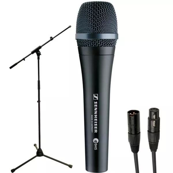 Microphone pack with stand Sennheiser Pack E945 + Pied perche + Câble