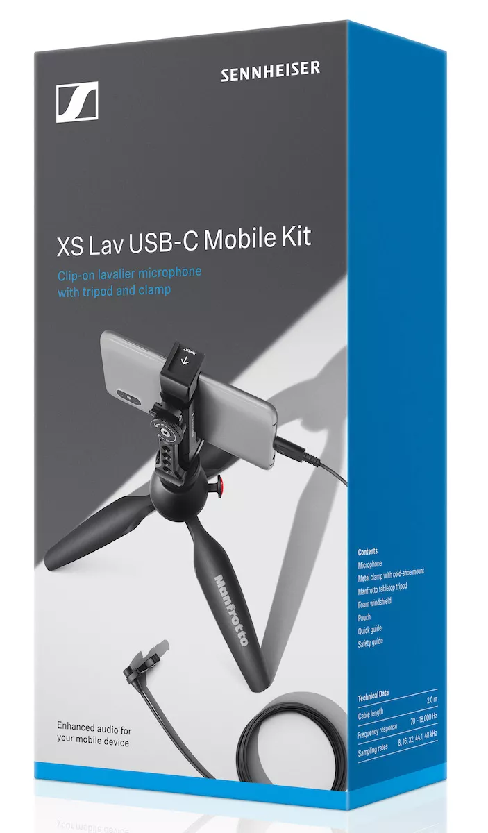 XS Lav USb-c Mobile kit Micro usb & smartphone Sennheiser