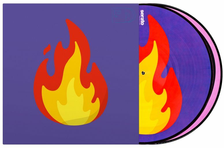 Serato Emoji Picture Disc (flame/records) - Control vinyl - Main picture
