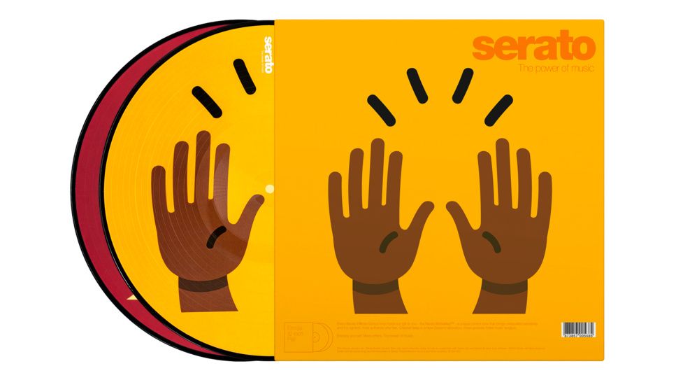 Serato Emoji Picture Disc (hands) - Control vinyl - Variation 2