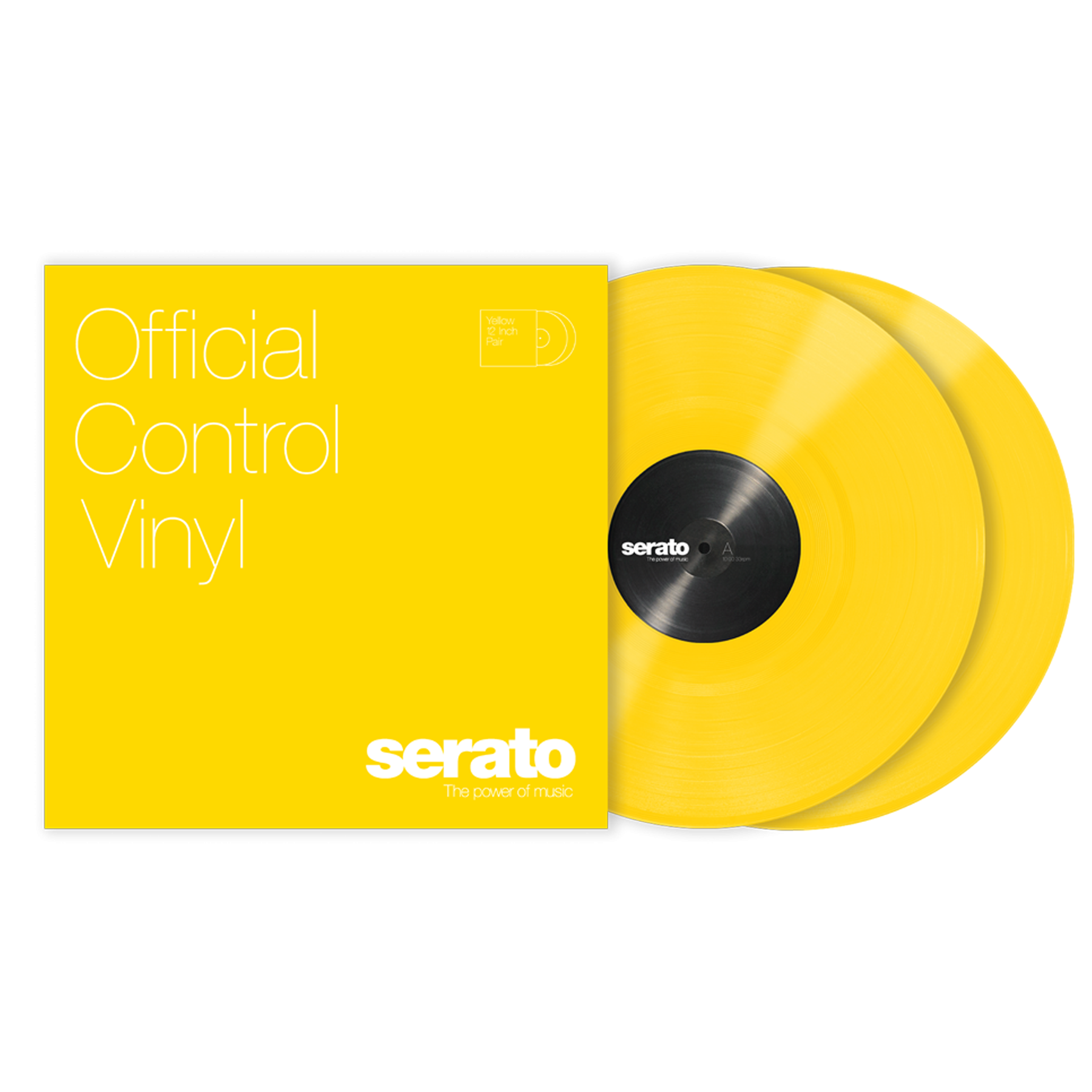 Serato Serato Standard Colors 12'' (Pair) Yellow Control vinyl