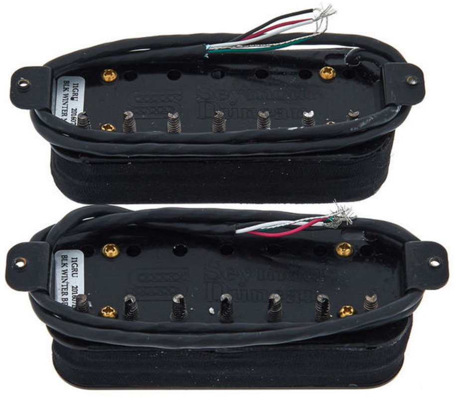 Seymour Duncan Black Winter 7 Stgr Humbucker 2-set 7-cordes Ceramic - Electric guitar pickup - Variation 1