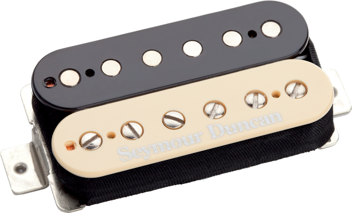 Seymour Duncan Sh2b Jazz Model Humbucker Chevalet Zebra - - Electric guitar pickup - Main picture