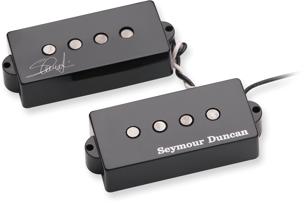 Seymour Duncan Steve Harris P-bass Bridge Black Spb-4 - Electric bass pickup - Main picture