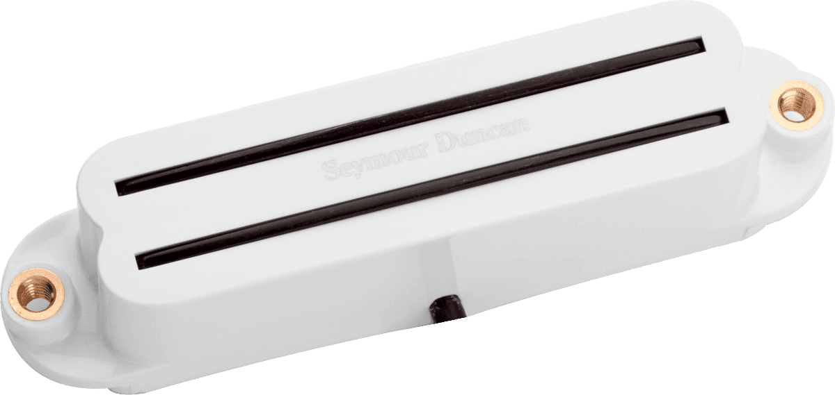 Seymour Duncan Stratocaster Cool Rails Bridge White Scr-1b-w - Electric guitar pickup - Main picture