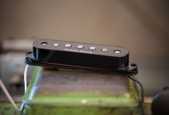 Seymour Duncan Ssl-5 7s Custom Staggered Strat - 7-string - Black - Electric guitar pickup - Variation 1
