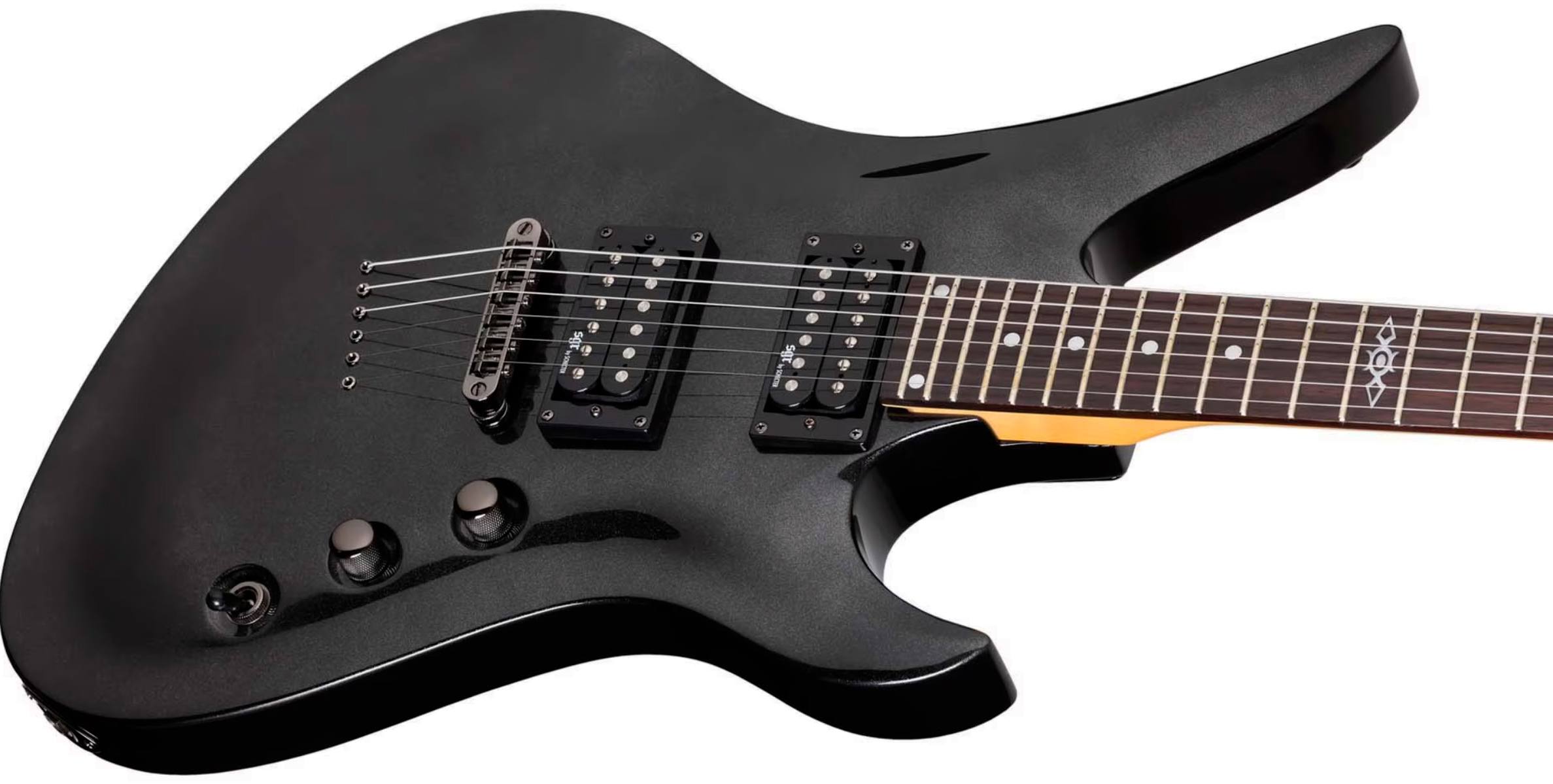 Sgr By Schecter Avenger 2h Ht Rw - Metallic Black - Metal electric guitar - Variation 1