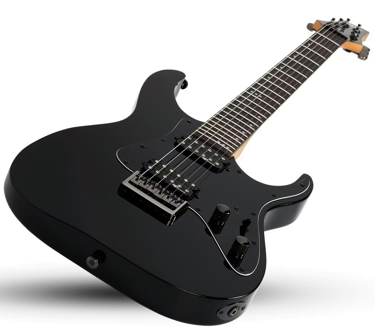 Sgr By Schecter Banshee 6 Sgr 2h Ht Rw - Satin Black - Str shape electric guitar - Variation 1