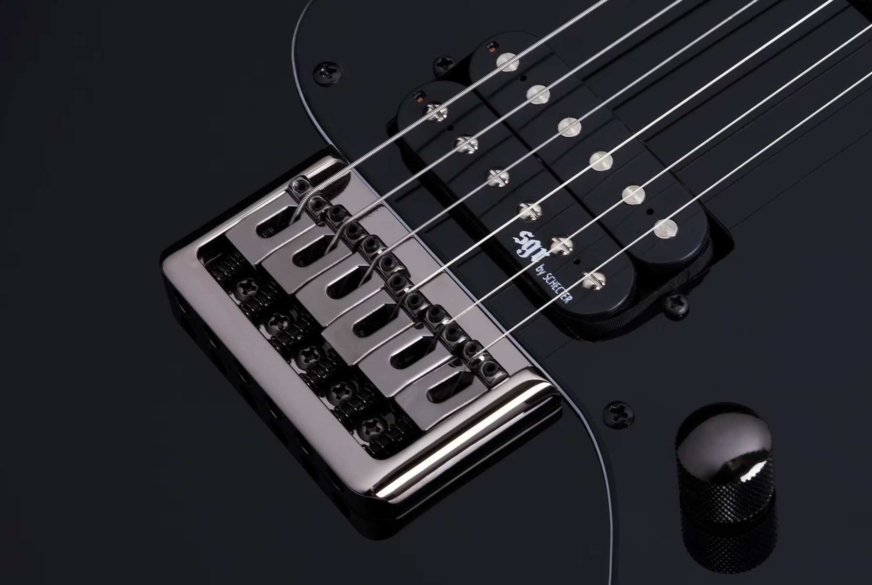 Sgr By Schecter Banshee 6 Sgr 2h Ht Rw - Satin Black - Str shape electric guitar - Variation 3