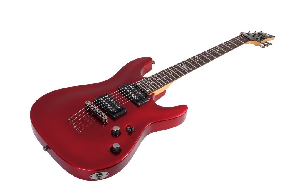 Sgr By Schecter C-1 2h Ht Rw - Metallic Red - Str shape electric guitar - Variation 1