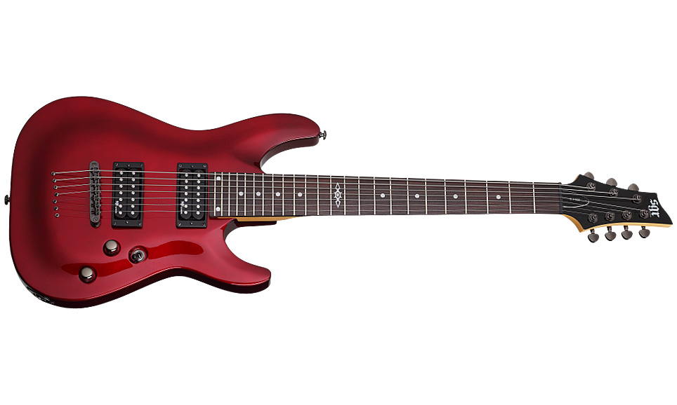 Sgr By Schecter C-7 2h Ht Rw - Metallic Red Gloss - 7 string electric guitar - Variation 1