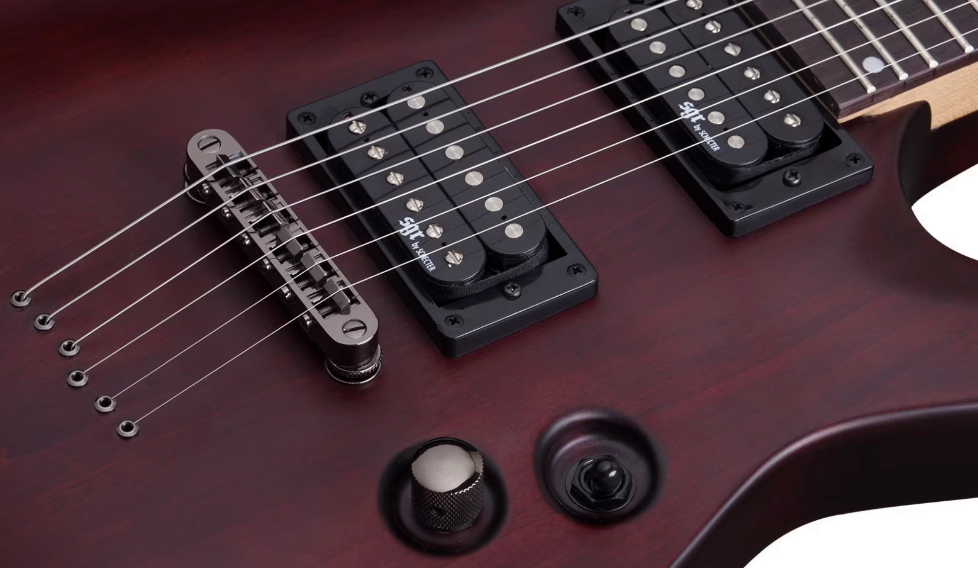 Sgr By Schecter C1 2h Ht Rw - Walnut Satin - Metal electric guitar - Variation 2