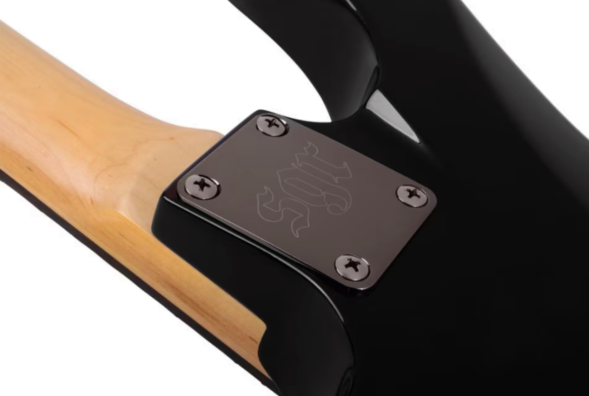 Sgr By Schecter C1 Lh Gaucher 2h Ht Rw - Gloss Black - Metal electric guitar - Variation 2