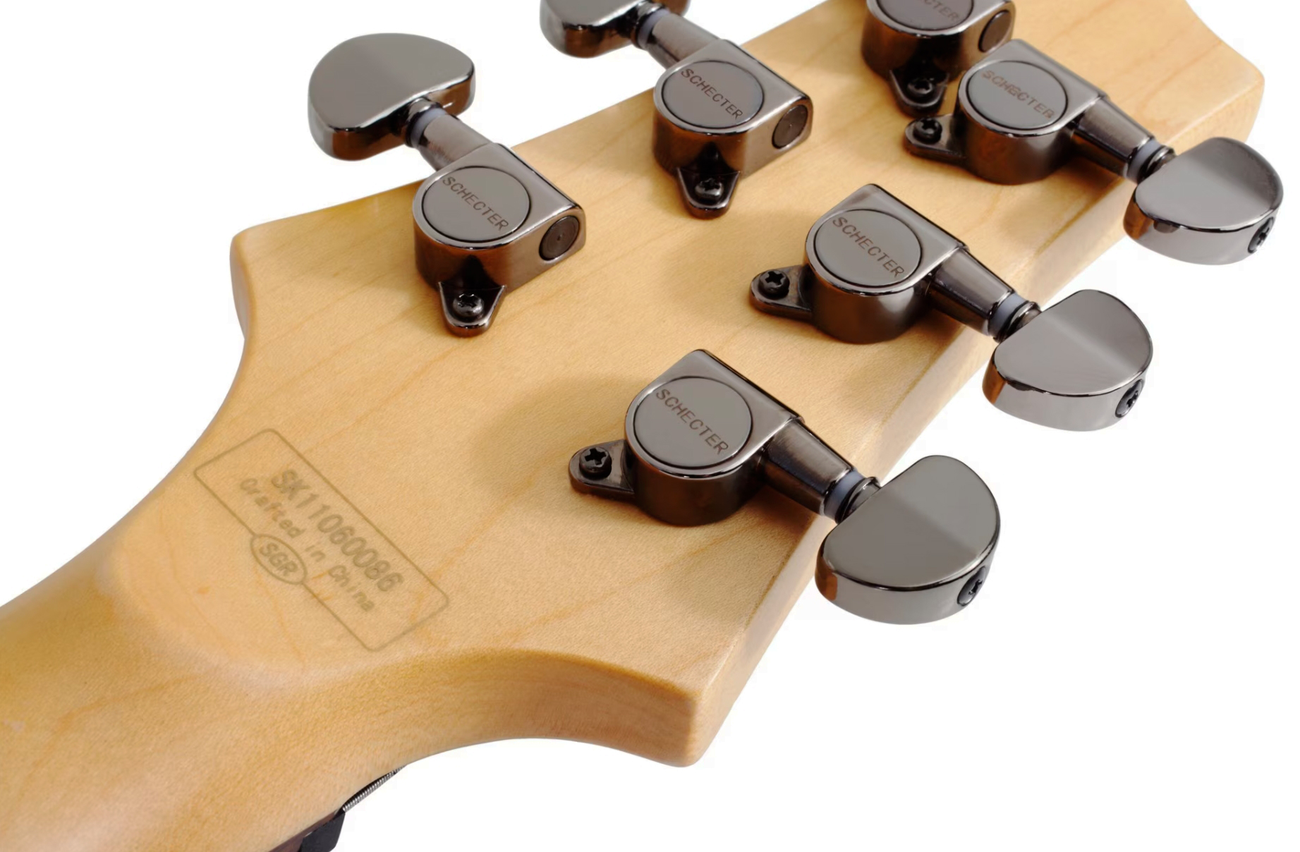 Sgr By Schecter C1 Lh Gaucher 2h Ht Rw - Gloss Black - Metal electric guitar - Variation 4