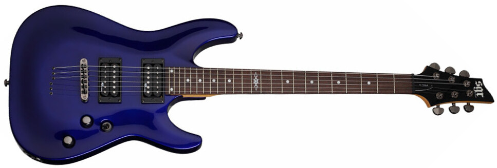 Sgr By Schecter C-1 2h Ht Rw - Electric Blue - Str shape electric guitar - Main picture