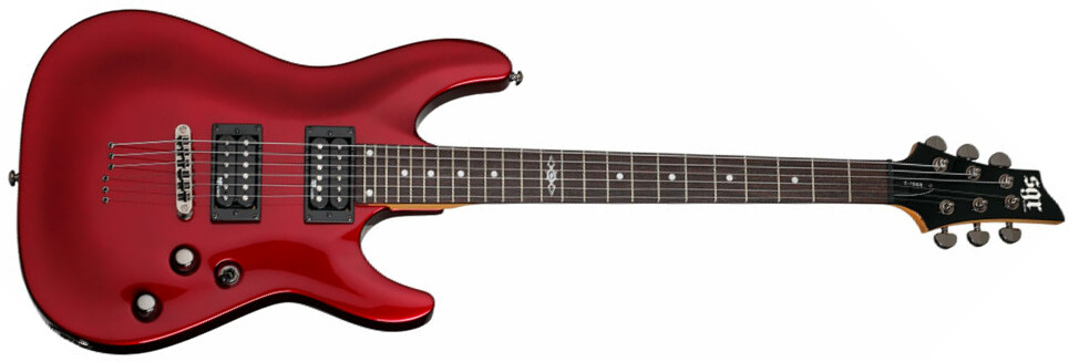 Sgr By Schecter C-1 2h Ht Rw - Metallic Red - Str shape electric guitar - Main picture