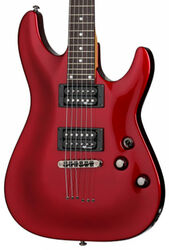 Str shape electric guitar Sgr by schecter C-1 - Metallic red