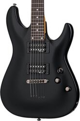 Str shape electric guitar Sgr by schecter C-1 - Midnight satin black