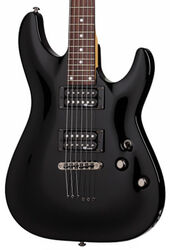 Str shape electric guitar Sgr by schecter C-1 - Gloss black