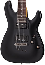 7 string electric guitar Sgr by schecter C-7 - Gloss black