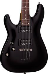 Metal electric guitar Sgr by schecter C-1 LH - Gloss black