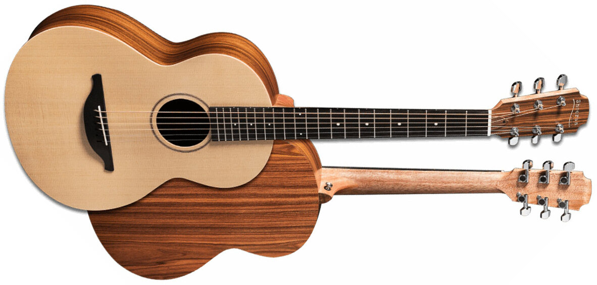 Sheeran By Lowden W02 Parlor Epicea Palissandre Eb +housse - Natural - Acoustic guitar & electro - Main picture