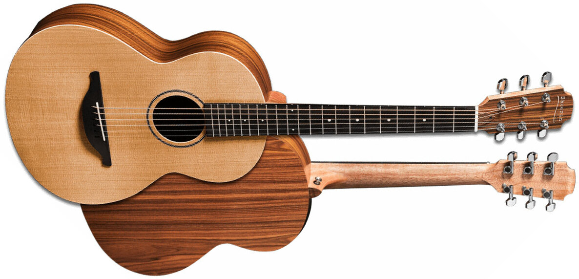 Sheeran By Lowden W03 Parlor Cedre Palissandre Eb +housse - Natural Satin - Acoustic guitar & electro - Main picture