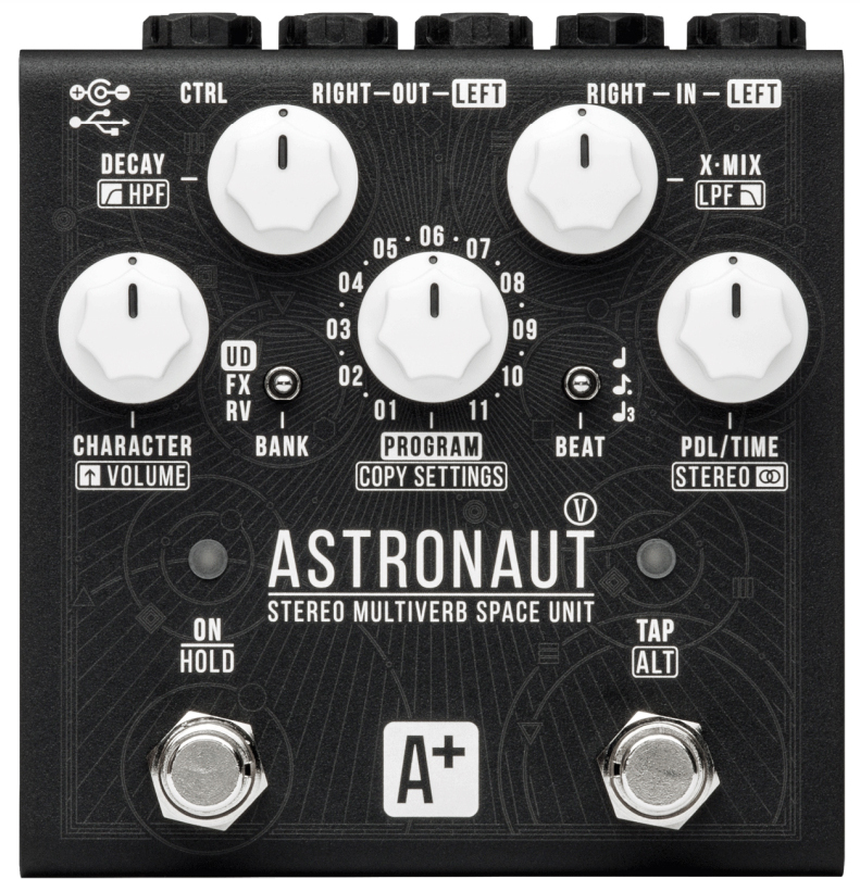 Shift Line Astronaut V Stereo Multiverb - Reverb, delay & echo effect pedal - Main picture