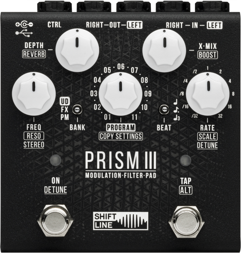Shift Line Prism Iii Modulation Filter Pad - Modulation, chorus, flanger, phaser & tremolo effect pedal - Main picture