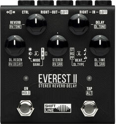 Reverb, delay & echo effect pedal Shift line Everest II Stereo Reverb-Delay