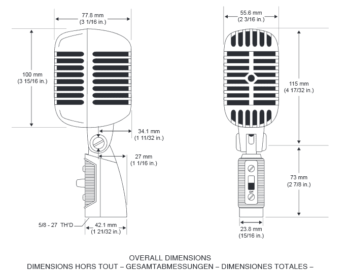 Shure 55sht2 - Vocal microphones - Variation 1