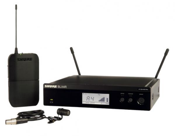 Wireless lavalier microphone Shure BLX14RE-W85-M17 Rackable