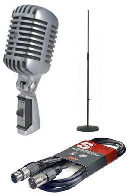 Microphone pack with stand Shure