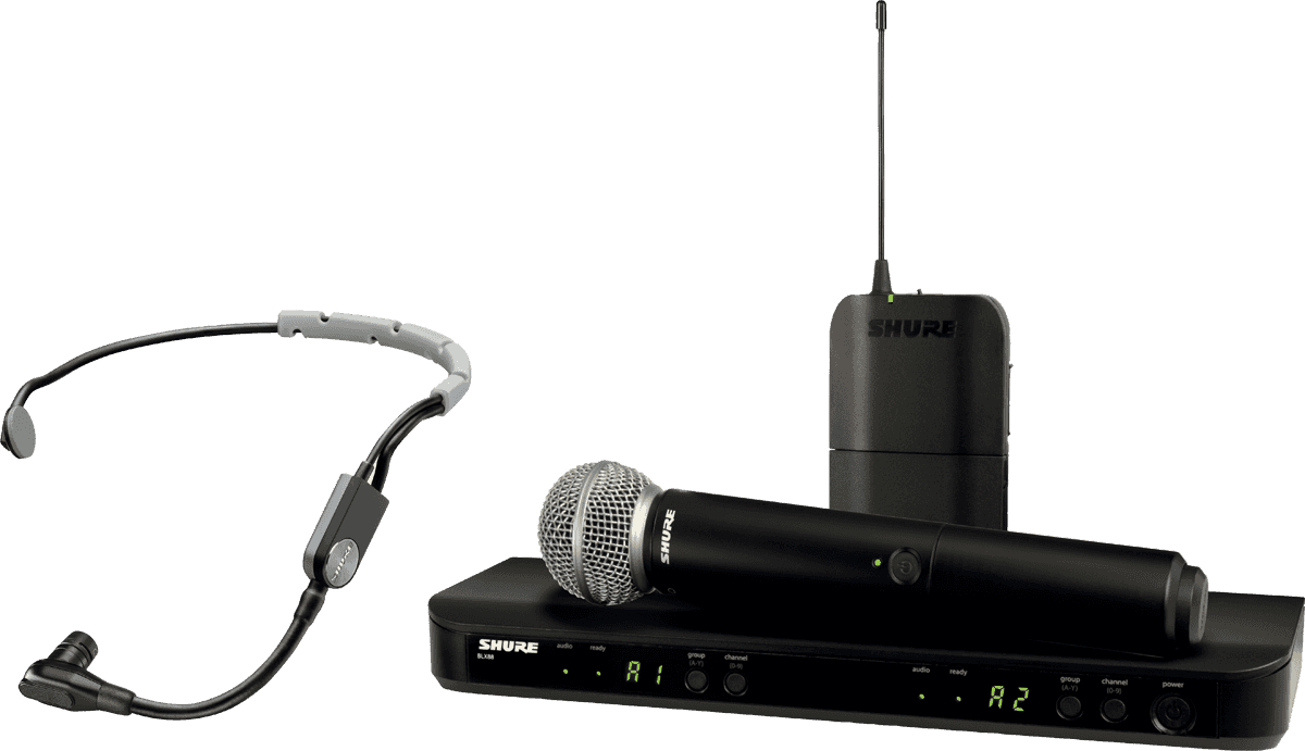 Shure Blx1288e-sm35-m17 - Wireless handheld microphone - Main picture