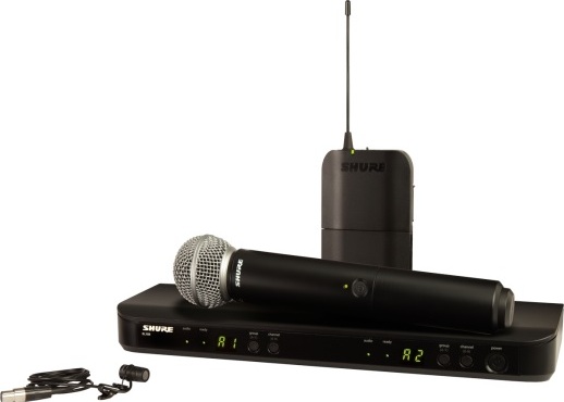 Shure Blx1288e W85 M17 Cravate Main - Wireless handheld microphone - Main picture