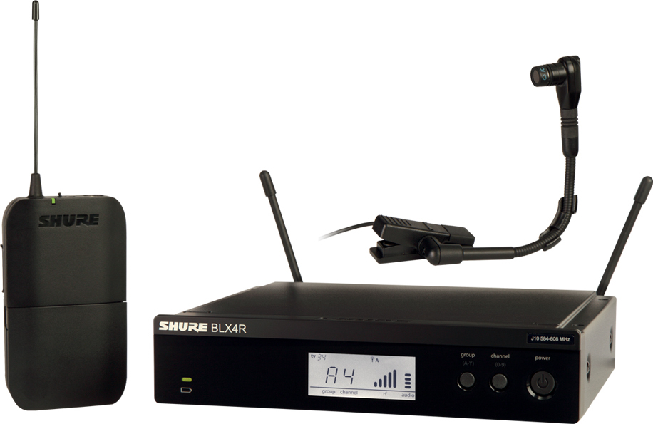 Shure Blx14re Rackable Instrument Wb98hc Bande M17 - Wireless microphone for instrument - Main picture