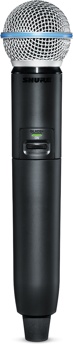 Shure Emetteur Main - Glxd2+ Micro Émetteur Main Beta58a - Wireless handheld microphone - Main picture