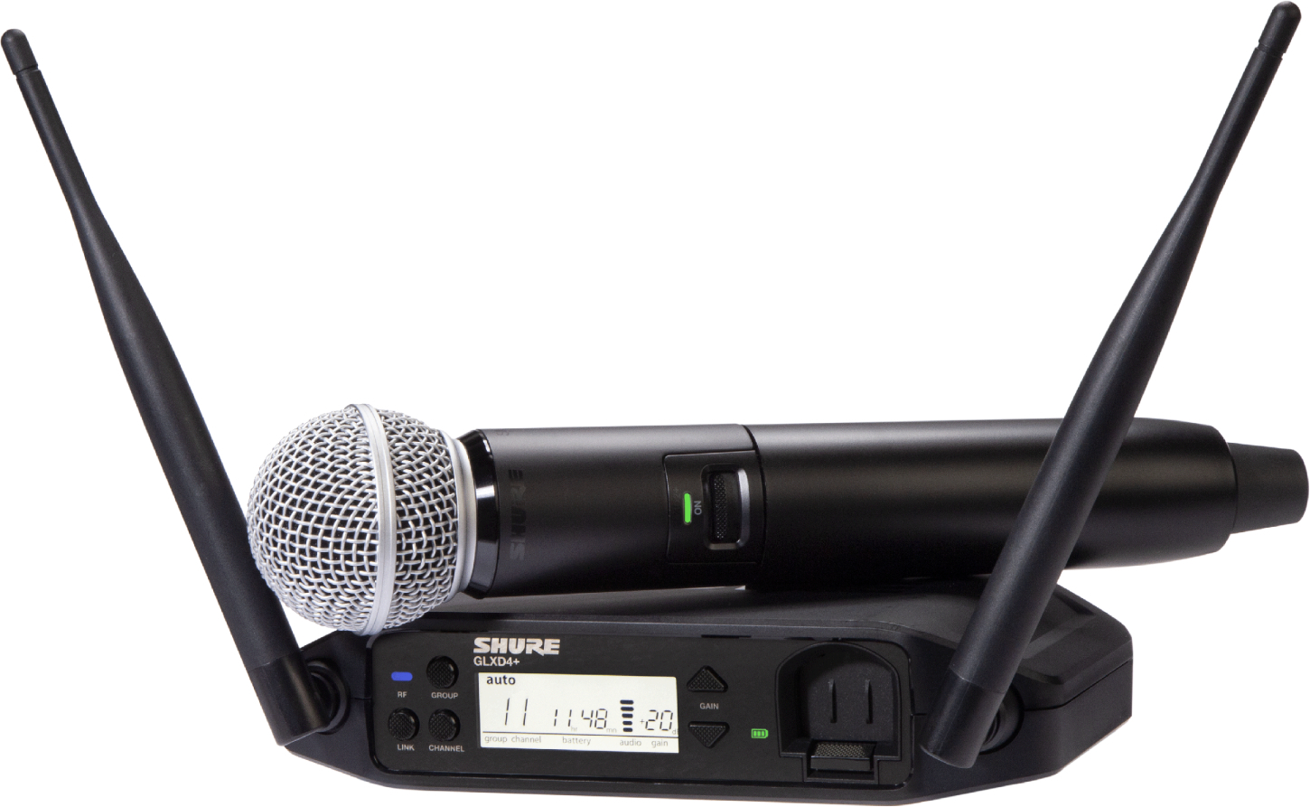 Shure Glxd24+/sm58/z4 - Wireless handheld microphone - Main picture