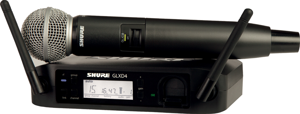 Shure Glxd24e Emetteur Main Sm86 Bande Z2 - Wireless handheld microphone - Main picture