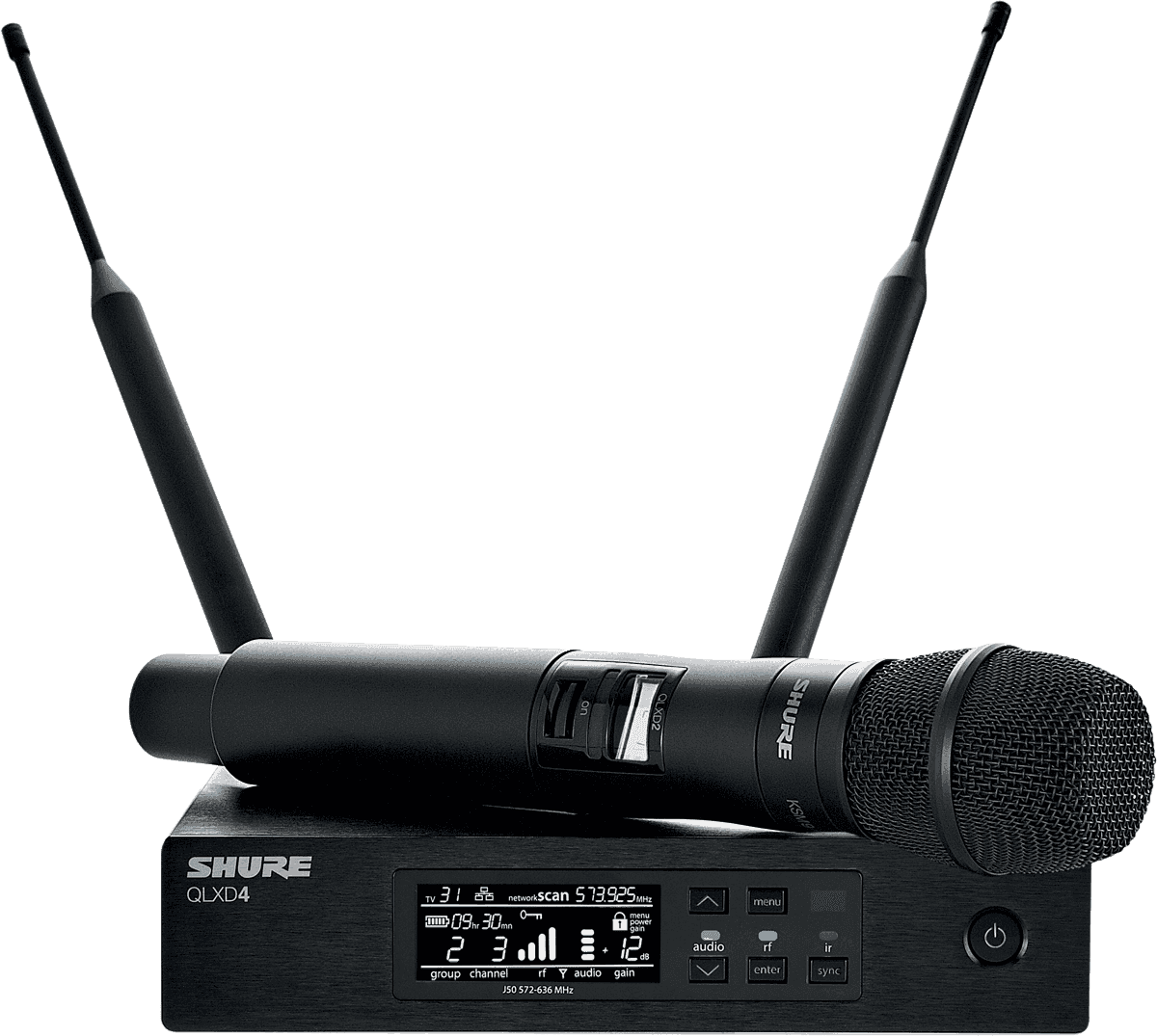Shure Qlxd24-ksm9-h51 - Wireless handheld microphone - Main picture