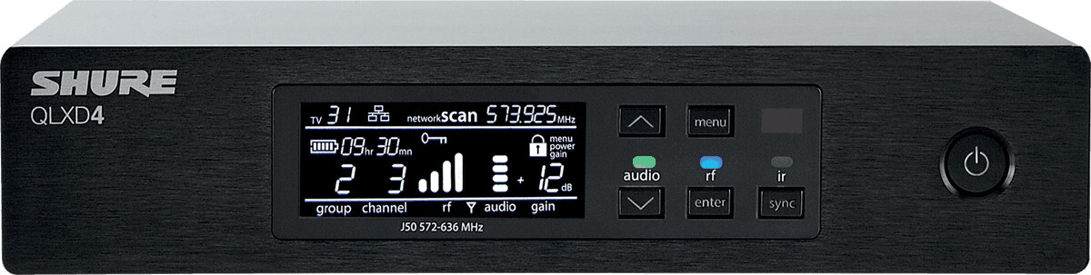Shure Qlxd4 H51 - Wireless receiver - Main picture