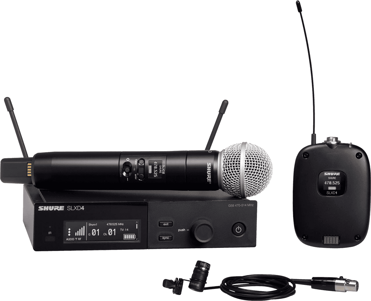 Shure Slxd124e-85-h56 - Wireless handheld microphone - Main picture