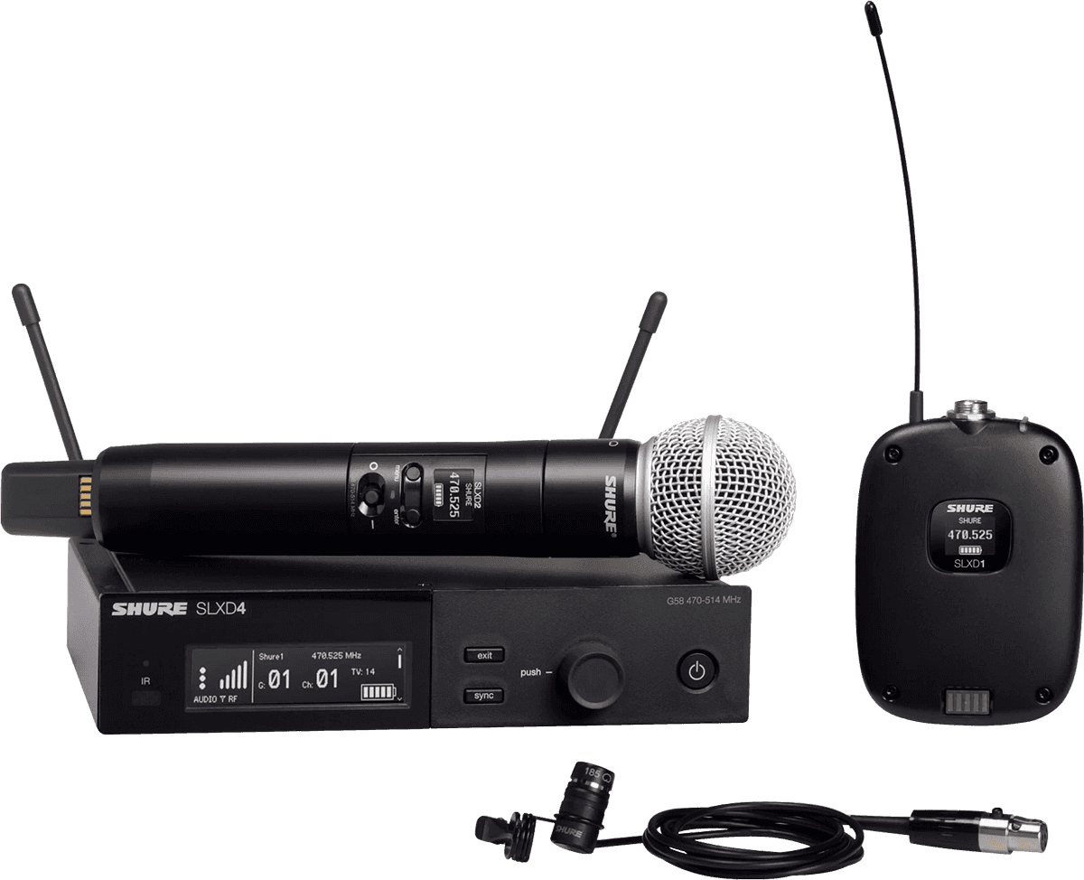Shure Slxd124e-85-j53 - Wireless handheld microphone - Main picture
