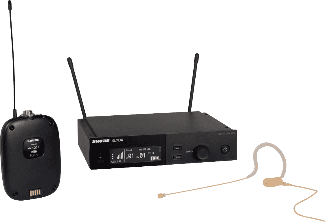 Shure Slxd14e-153t-h56 - Wireless headworn microphone - Main picture