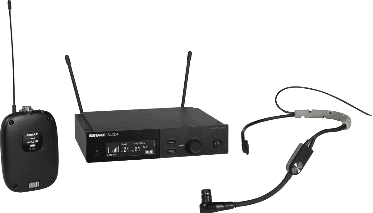 Shure Slxd14e-sm35-j53 - Wireless headworn microphone - Main picture