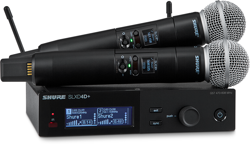 Shure Slxd24d+e-58-g65 - Wireless handheld microphone - Main picture