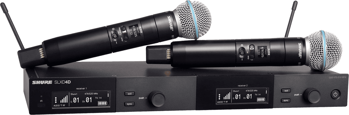 Shure Slxd24de-b58-g59 - Wireless handheld microphone - Main picture