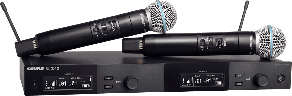 Shure Slxd24de-b58-s50 - Wireless handheld microphone - Main picture