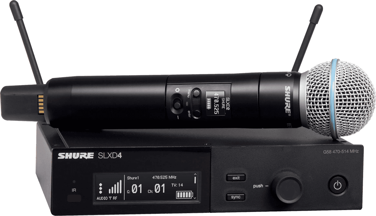 Shure Slxd24e-b58-h56 - Wireless handheld microphone - Main picture