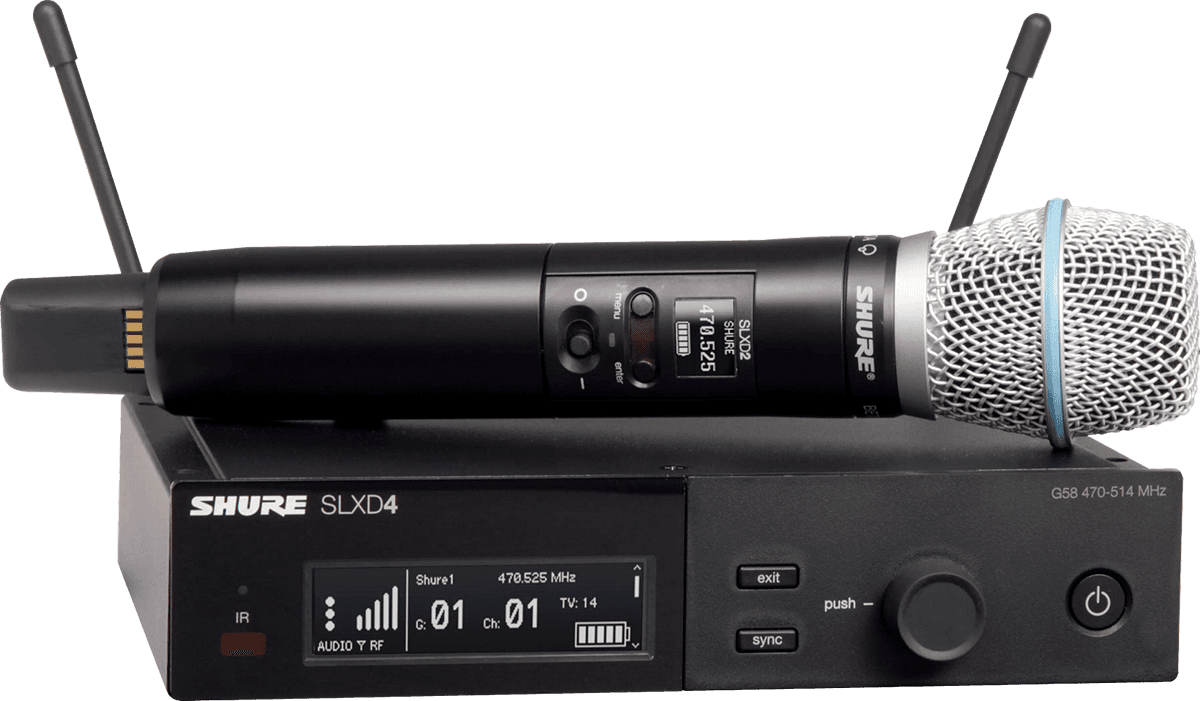 Shure Slxd24e-b87a-h56 - Wireless handheld microphone - Main picture